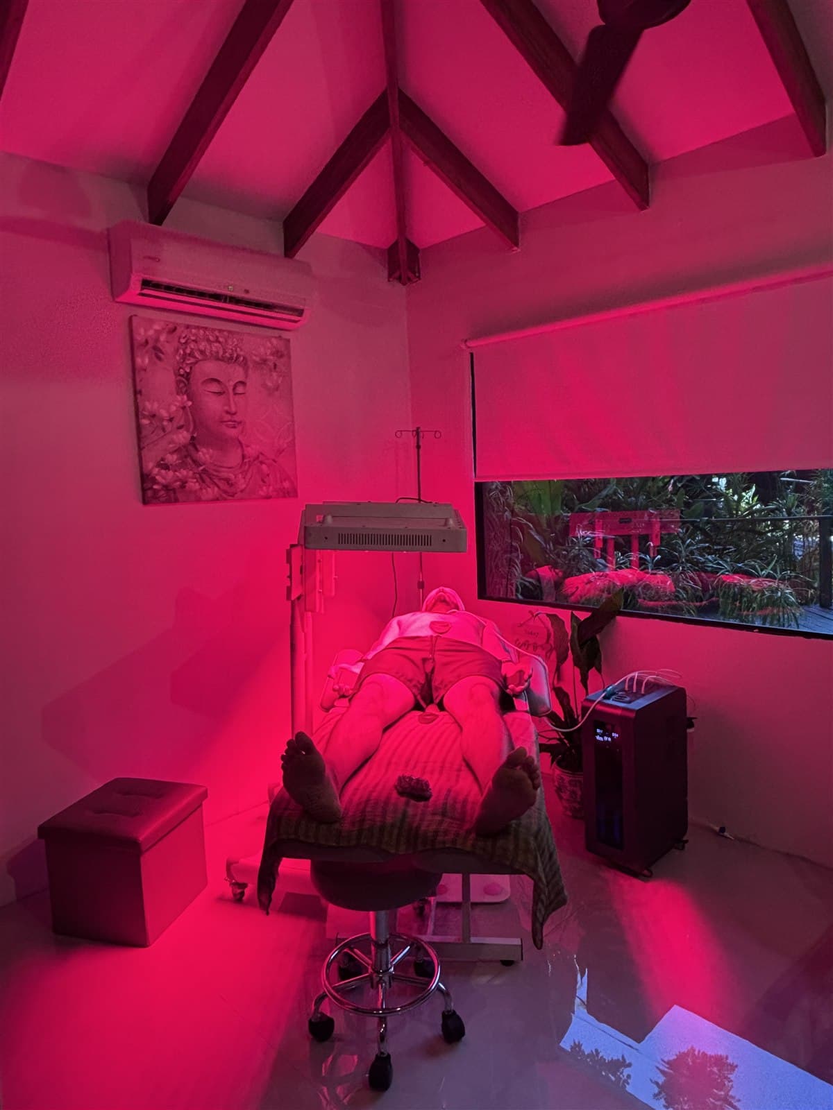 Red Light Therapy session at Vitalara Wellness
