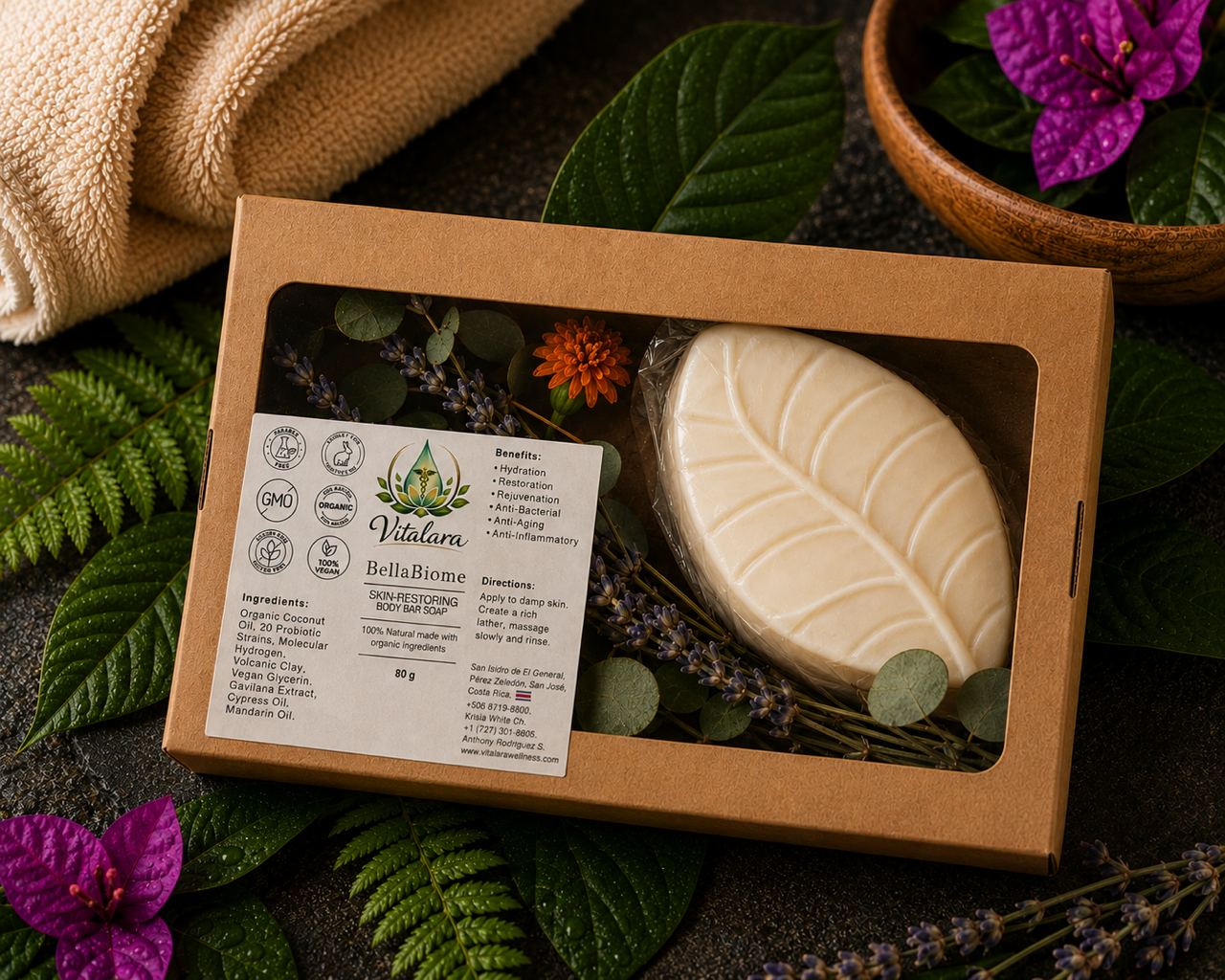 BellaBiome Skin-Restoring Body Bar