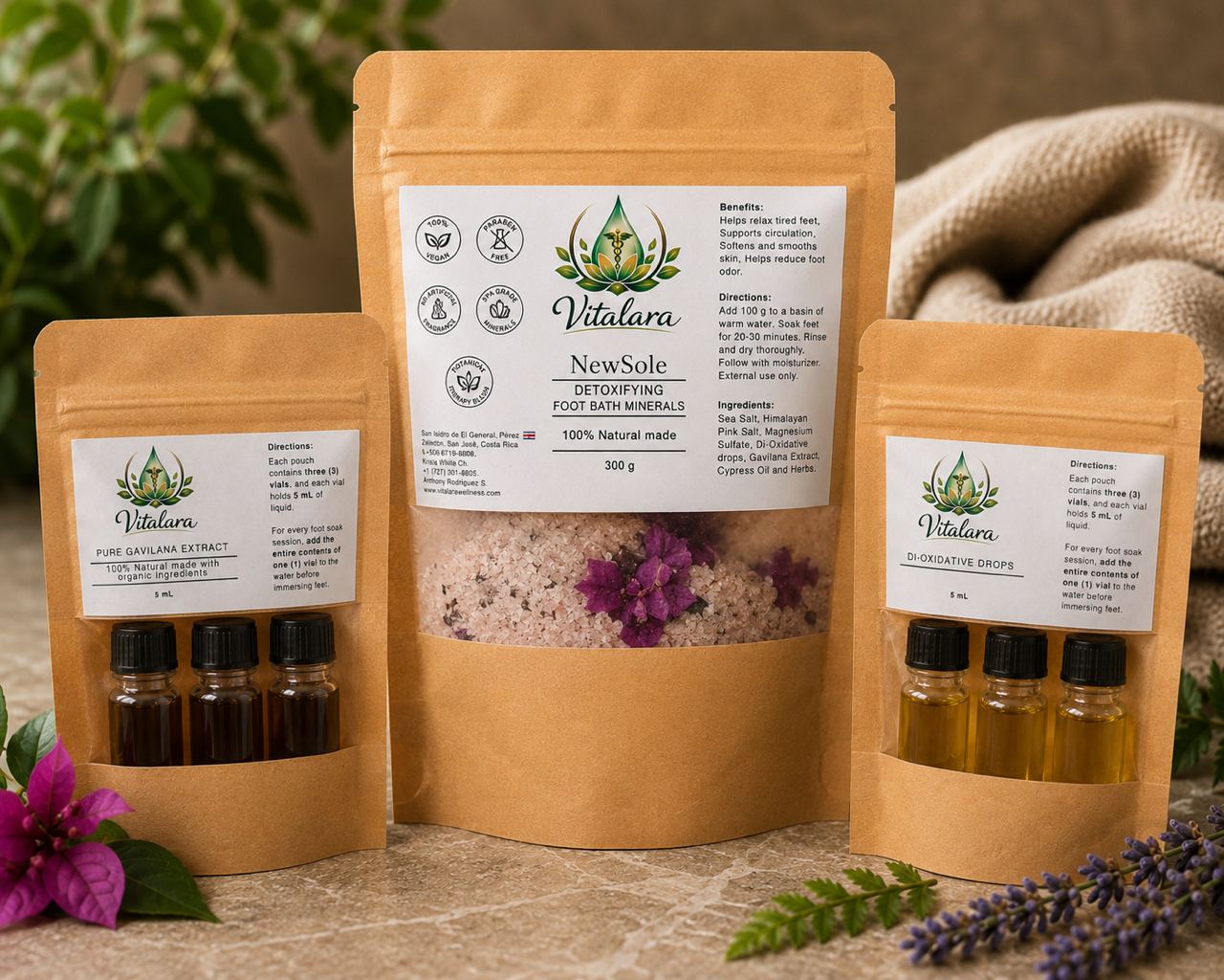 NewSole Detoxifying Foot Soak Kit
